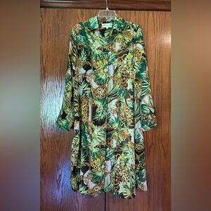 WishingWaves Lg Swimsuit Beach Cover -up Multicolor NWT